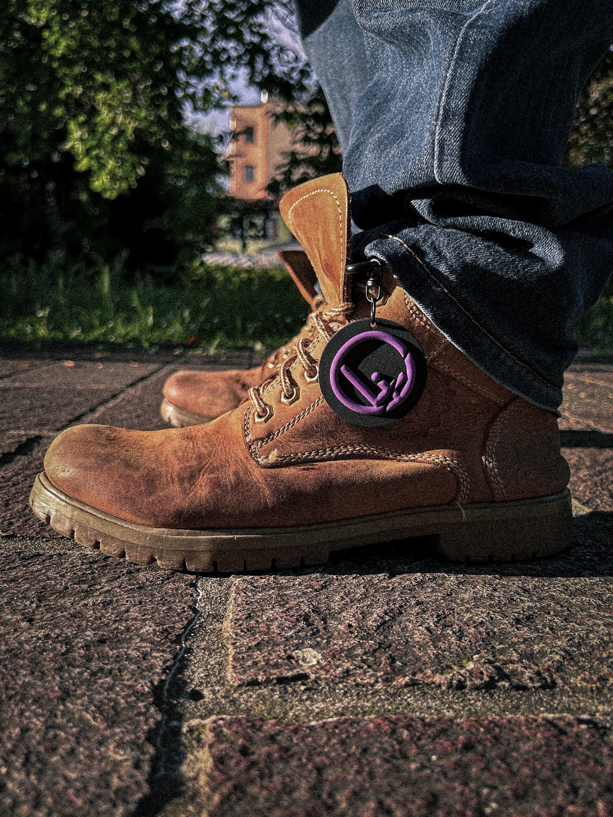 Keychain shoe tag